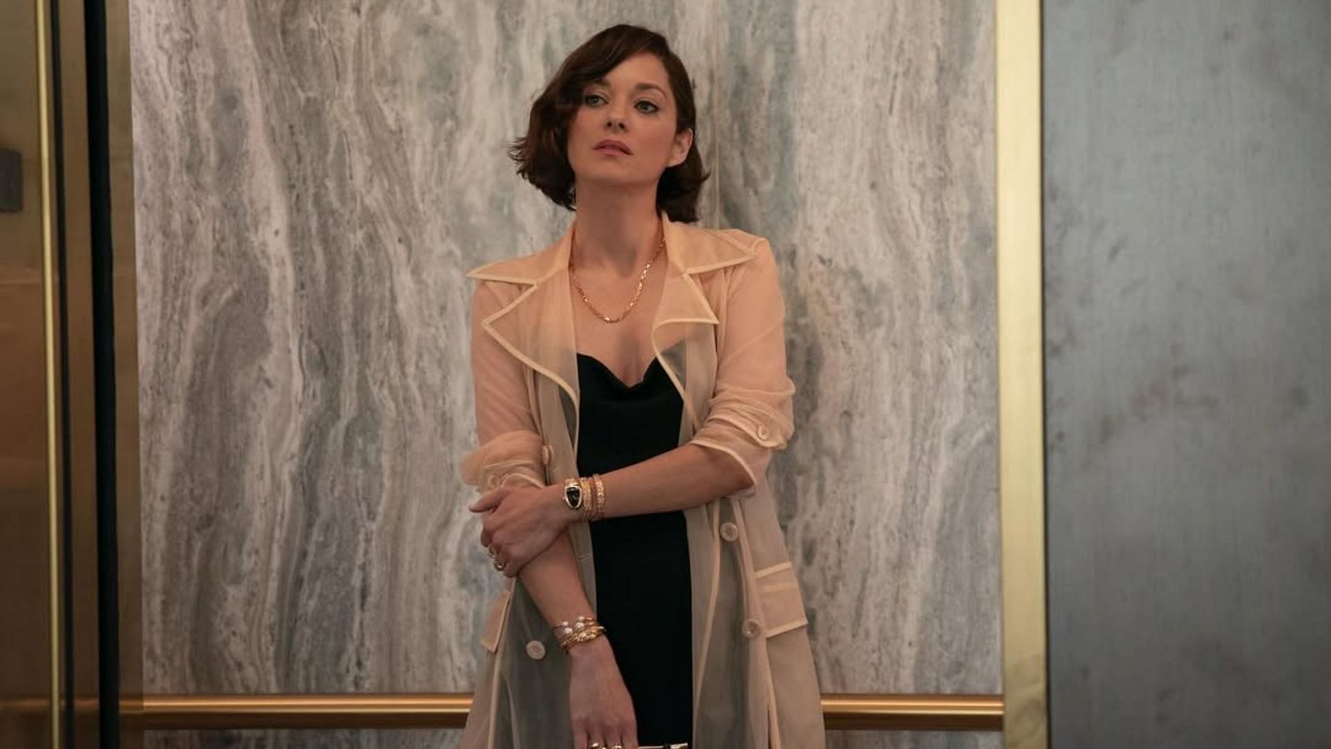 An image of Marion Cotillard from the next season of The Morning Show (Image via Instagram/@themorningshow)